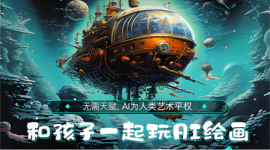 和孩子一起玩AI绘画